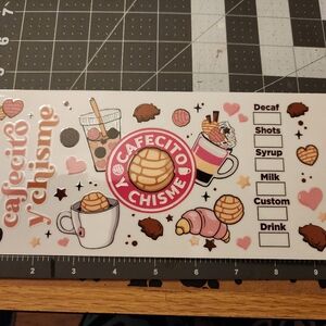 Vibrant UV DTF Cup Transfer